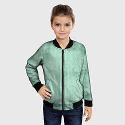 Бомбер детский Текстура зелёный бетон, цвет: 3D-черный — фото 2