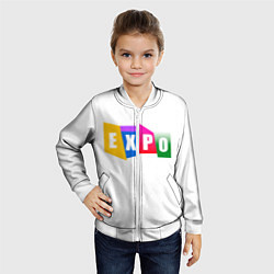 Бомбер детский Expo Выстовка, цвет: 3D-белый — фото 2