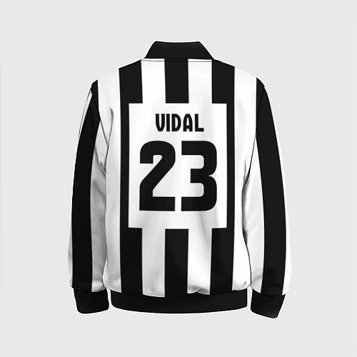 Детский бомбер Juventus: Vidal / 3D-Черный – фото 2