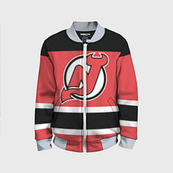 Бомбер детский New Jersey Devils, цвет: 3D-серый