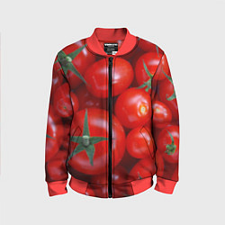 Бомбер детский Томатная, цвет: 3D-красный