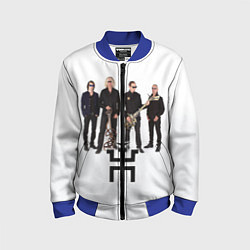 Бомбер детский Группа Пикник, цвет: 3D-синий