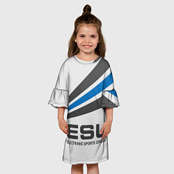 Платье клеш для девочки ESL, цвет: 3D-принт — фото 2