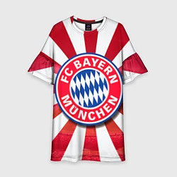 Платье клеш для девочки FC Bayern, цвет: 3D-принт