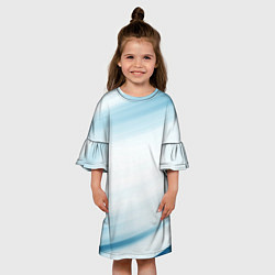 Платье клеш для девочки Абстракция, цвет: 3D-принт — фото 2
