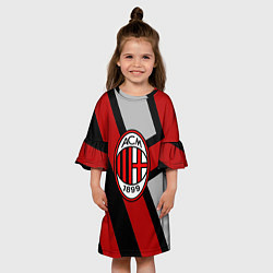 Платье клеш для девочки Milan FC 1899, цвет: 3D-принт — фото 2