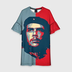 Платье клеш для девочки Che Guevara, цвет: 3D-принт