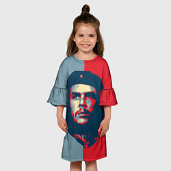 Платье клеш для девочки Che Guevara, цвет: 3D-принт — фото 2