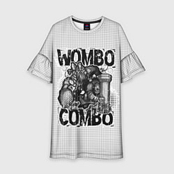 Платье клеш для девочки Combo Wombo, цвет: 3D-принт