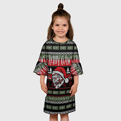 Платье клеш для девочки Freddy Christmas, цвет: 3D-принт — фото 2