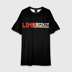 Платье клеш для девочки Limp Bizkit, цвет: 3D-принт