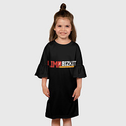 Платье клеш для девочки Limp Bizkit, цвет: 3D-принт — фото 2