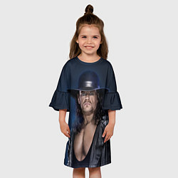 Платье клеш для девочки Гробовщик 3, цвет: 3D-принт — фото 2