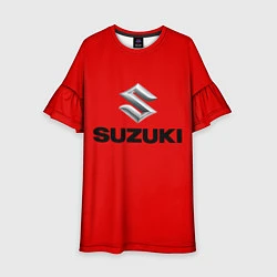 Платье клеш для девочки Suzuki, цвет: 3D-принт