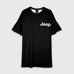 Платье клеш для девочки Jeep, цвет: 3D-принт