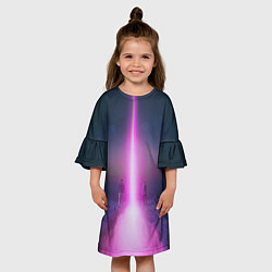 Платье клеш для девочки Imagine Dragons: Ready Aim Fire, цвет: 3D-принт — фото 2