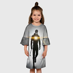Платье клеш для девочки Гордон Фримен, цвет: 3D-принт — фото 2
