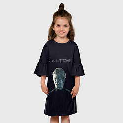 Платье клеш для девочки Джоффри Баратеон, цвет: 3D-принт — фото 2