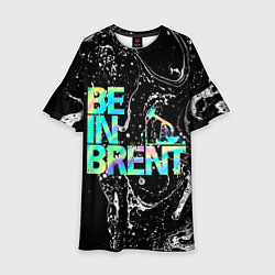 Платье клеш для девочки Be in brent, цвет: 3D-принт