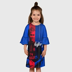 Платье клеш для девочки Neymar History, цвет: 3D-принт — фото 2