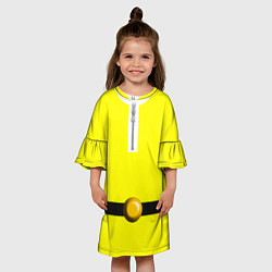 Платье клеш для девочки Сайтама, цвет: 3D-принт — фото 2