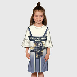 Платье клеш для девочки Warhammer 40000: Tau Empire, цвет: 3D-принт — фото 2
