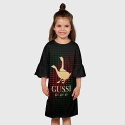 Платье клеш для девочки GUSSI EQ Style, цвет: 3D-принт — фото 2