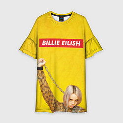 Платье клеш для девочки Billie Eilish, цвет: 3D-принт