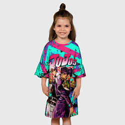 Платье клеш для девочки Jojo, цвет: 3D-принт — фото 2