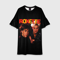 Платье клеш для девочки Roxette, цвет: 3D-принт