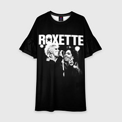 Платье клеш для девочки Roxette, цвет: 3D-принт