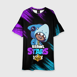 Детское платье Brawl Stars LEON SHARK