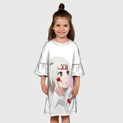 Платье клеш для девочки Сузуя Джузу, цвет: 3D-принт — фото 2