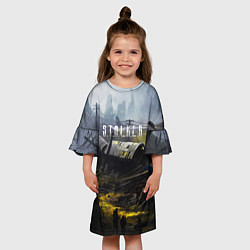Платье клеш для девочки СТАЛКЕР, цвет: 3D-принт — фото 2