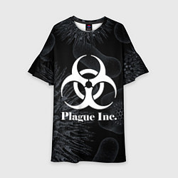Платье клеш для девочки PLAGUE INC, цвет: 3D-принт