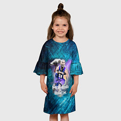 Платье клеш для девочки Kobe Bryant, цвет: 3D-принт — фото 2