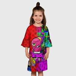 Платье клеш для девочки BRAWL STARS:NITA, цвет: 3D-принт — фото 2