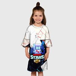 Платье клеш для девочки Brawl stras, цвет: 3D-принт — фото 2