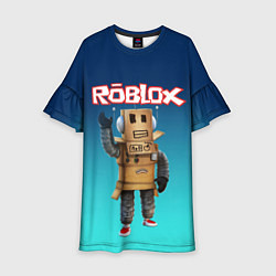 Платье клеш для девочки ROBLOX, цвет: 3D-принт