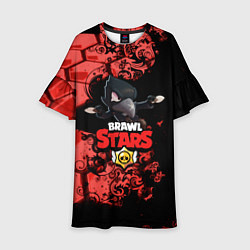 Детское платье BRAWL STARS CROW