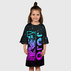 Платье клеш для девочки JoJo Bizarre Adventure, цвет: 3D-принт — фото 2