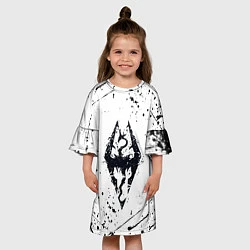 Платье клеш для девочки THE ELDER SCROLLS, цвет: 3D-принт — фото 2