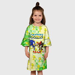Платье клеш для девочки Sonik, цвет: 3D-принт — фото 2