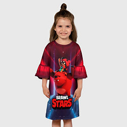 Платье клеш для девочки Brawl stars Nita Нита, цвет: 3D-принт — фото 2