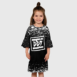 Платье клеш для девочки ДДТ, цвет: 3D-принт — фото 2