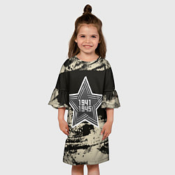 Платье клеш для девочки 1941-1945, цвет: 3D-принт — фото 2