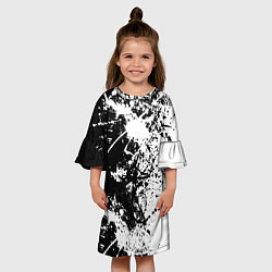 Платье клеш для девочки Битва тьмы и света, цвет: 3D-принт — фото 2