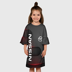 Платье клеш для девочки NISSAN, цвет: 3D-принт — фото 2