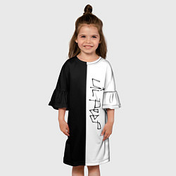Платье клеш для девочки Lil peep, цвет: 3D-принт — фото 2