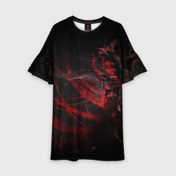 Платье клеш для девочки DIGITAL 3D, цвет: 3D-принт